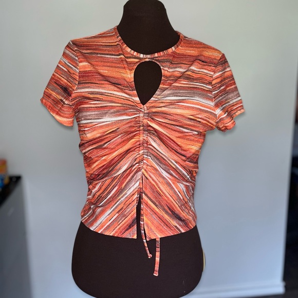 TOPSHOP Keyhole Crop Top NWT - Picture 1 of 7